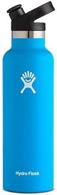 Hydro Flask Stainless Steel Vacuum Insulated Sports Water Bottle with Cap, Pacific, 21 Ounce | Amazon (US)
