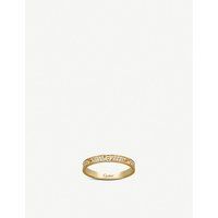 Cartier LOVE 18ct yellow-gold and diamond ring, Size: 53mm, Yellow gold diamond | Selfridges