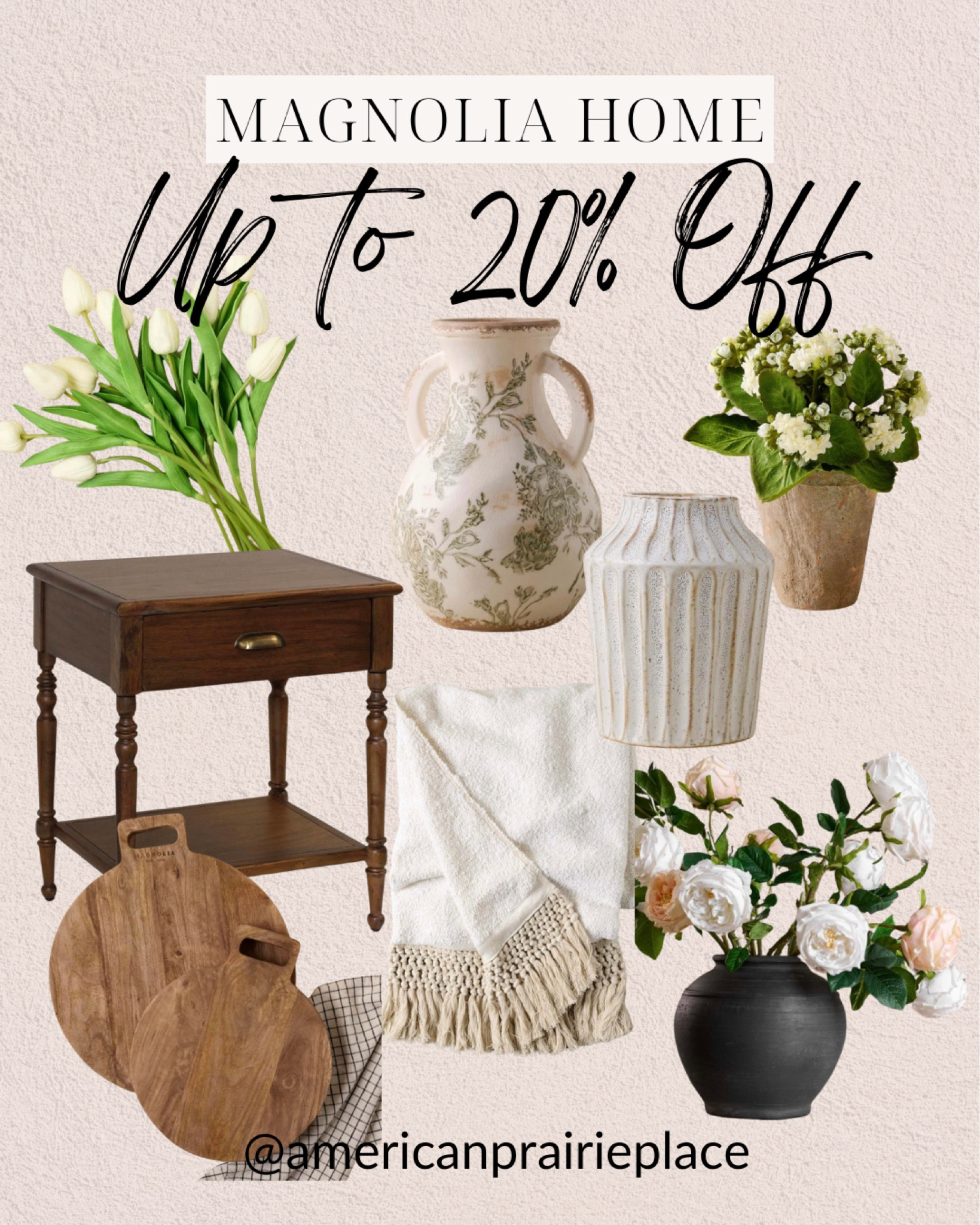 Pretty spring finds at Magnolia Home! 

#LTKSeasonal #LTKSpringSale #LTKhome