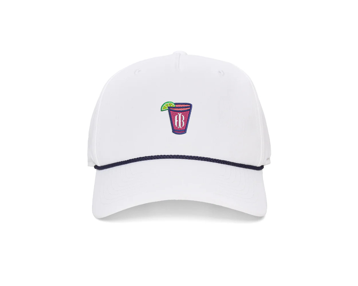 The Performance Rope Hat: White with Transfusion Icon | Holderness & Bourne
