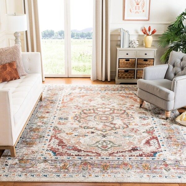 Safavieh Carlyle Vintage Medallion Polyester Rug | Bed Bath & Beyond