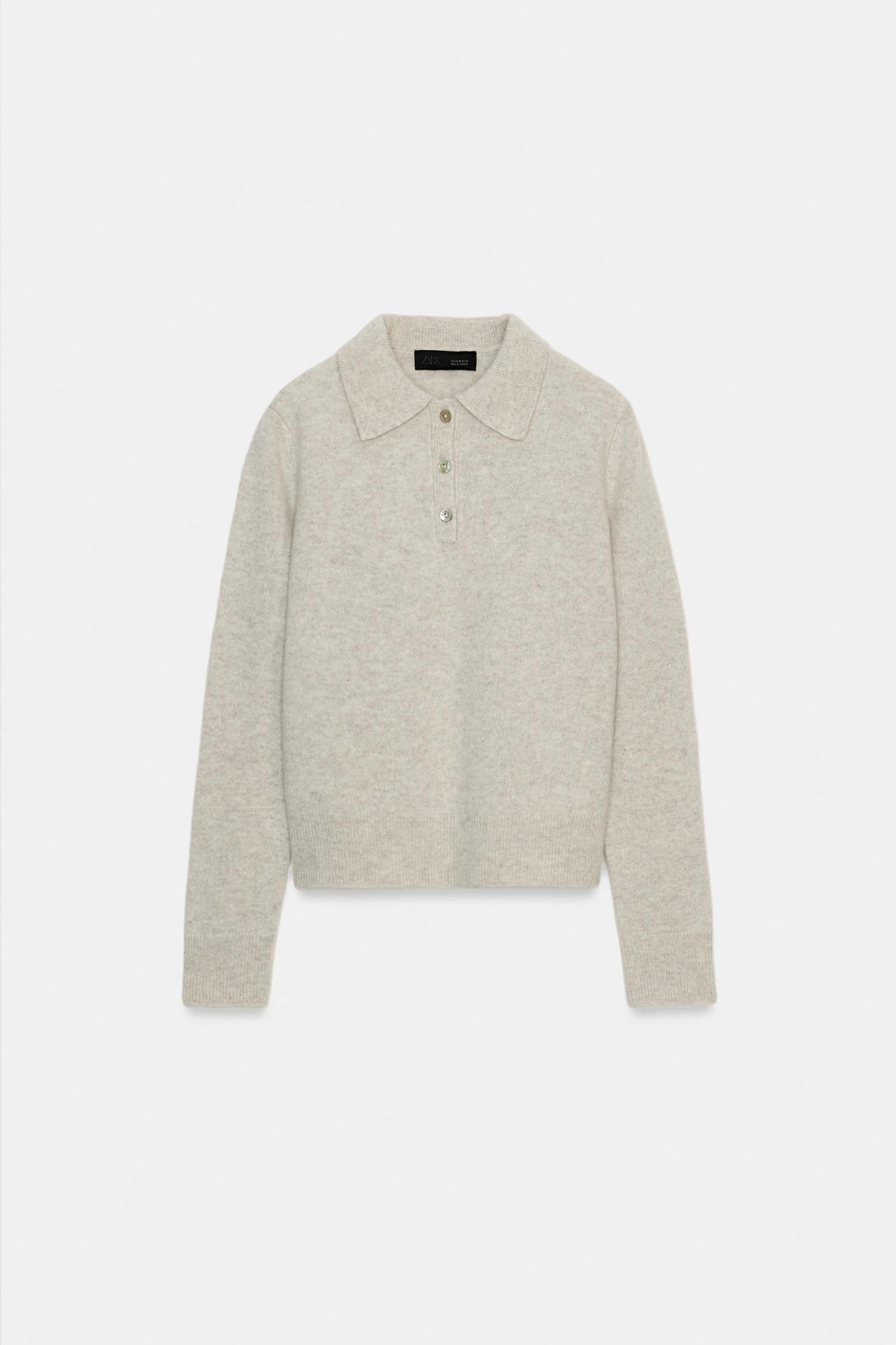 PLAIN 100% WOOL POLO | Zara US