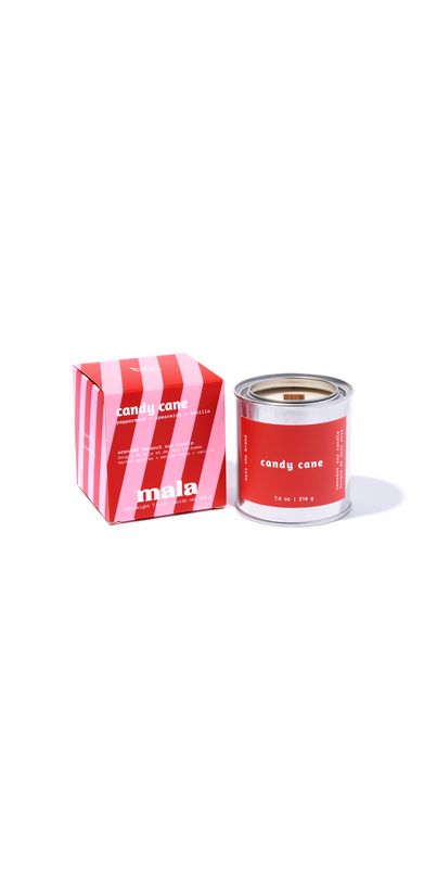 Mala the Brand Scented Coconut Soy Candle Candy Cane | Well.ca