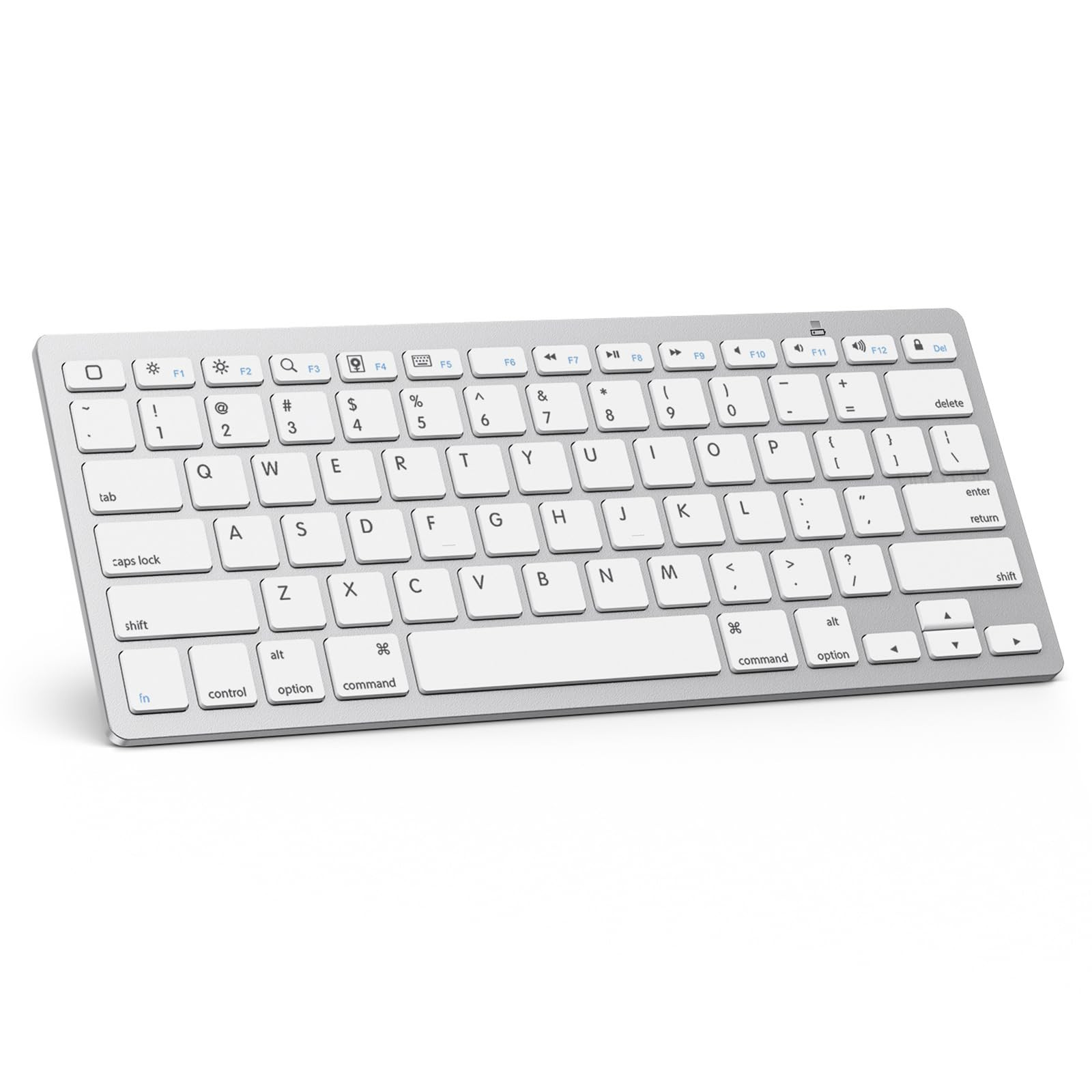 OMOTON Bluetooth Keyboard Compatible with iPad A16 11th 10th Generation, iPad 10.2 (9th/8th/7th), iPad Pro 13/12.9/11 inch, iPad Air/Mini and More iOS Devices, White | Amazon (US)