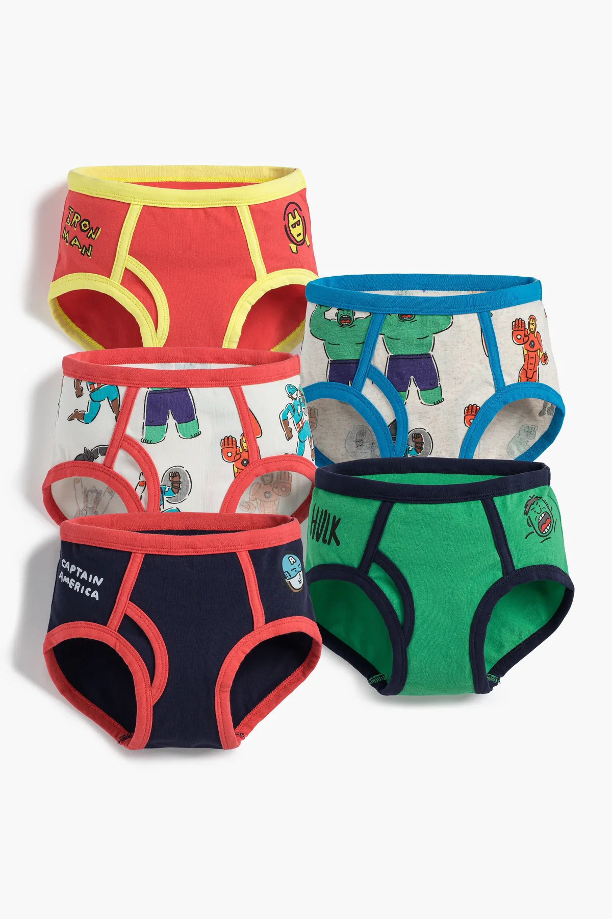 5-Pack Boy's Briefs | Monica + Andy