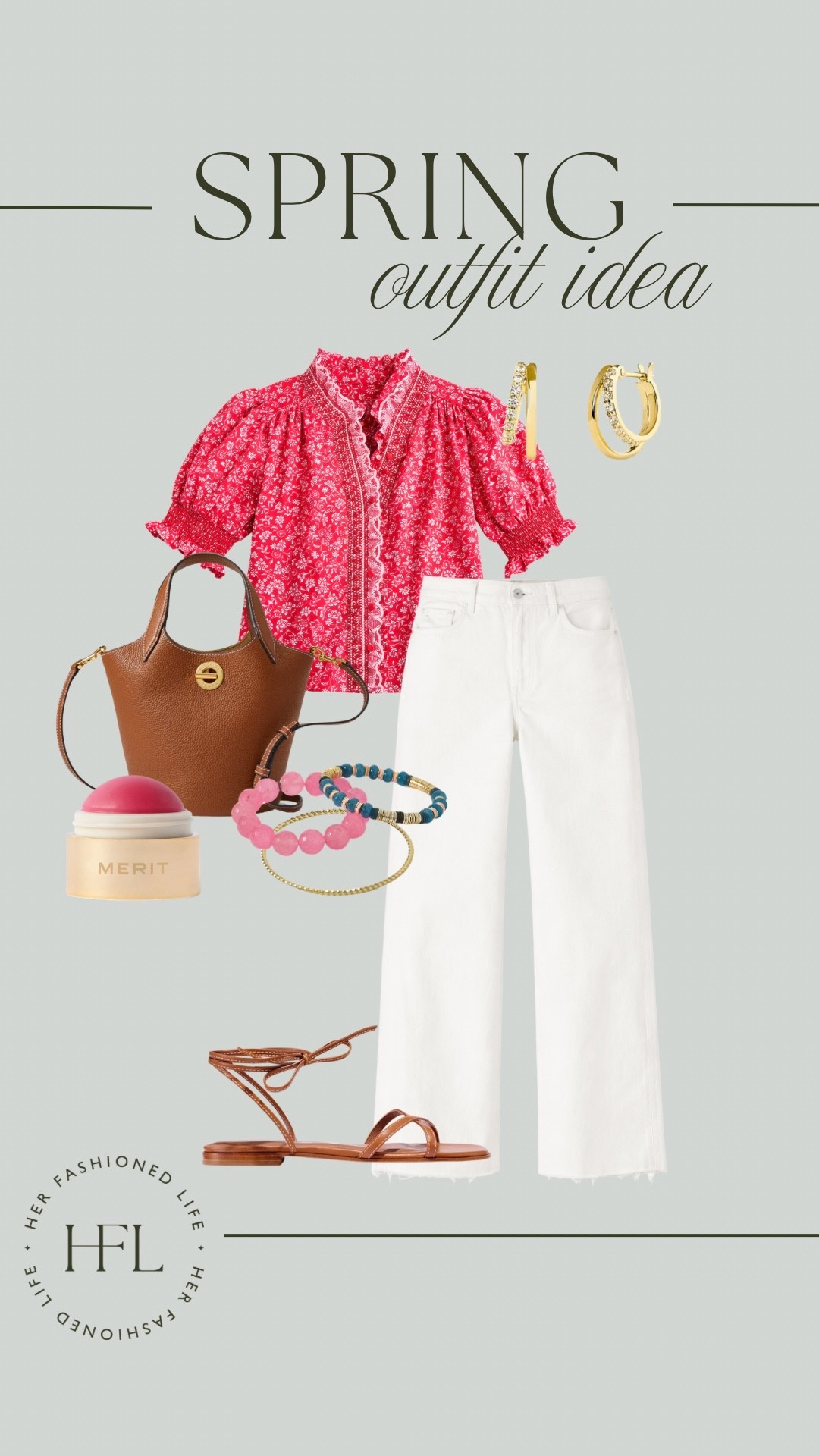 Spring Outfit #Tuckernuck #Paige #VeronicaBeard #MeritBeauty #AnaLuisa #LarroudeShoes #Sandals #WhitePants 

#LTKSeasonal #LTKOver40 #LTKootd
