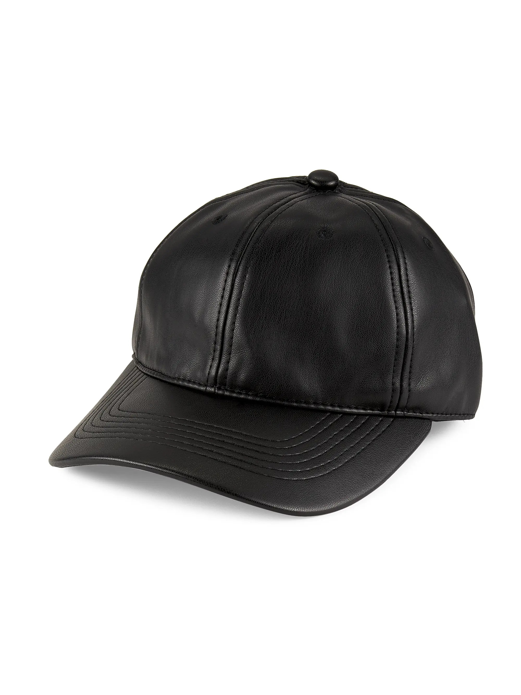 Shane Vegan Leather Baseball Cap | Saks Fifth Avenue