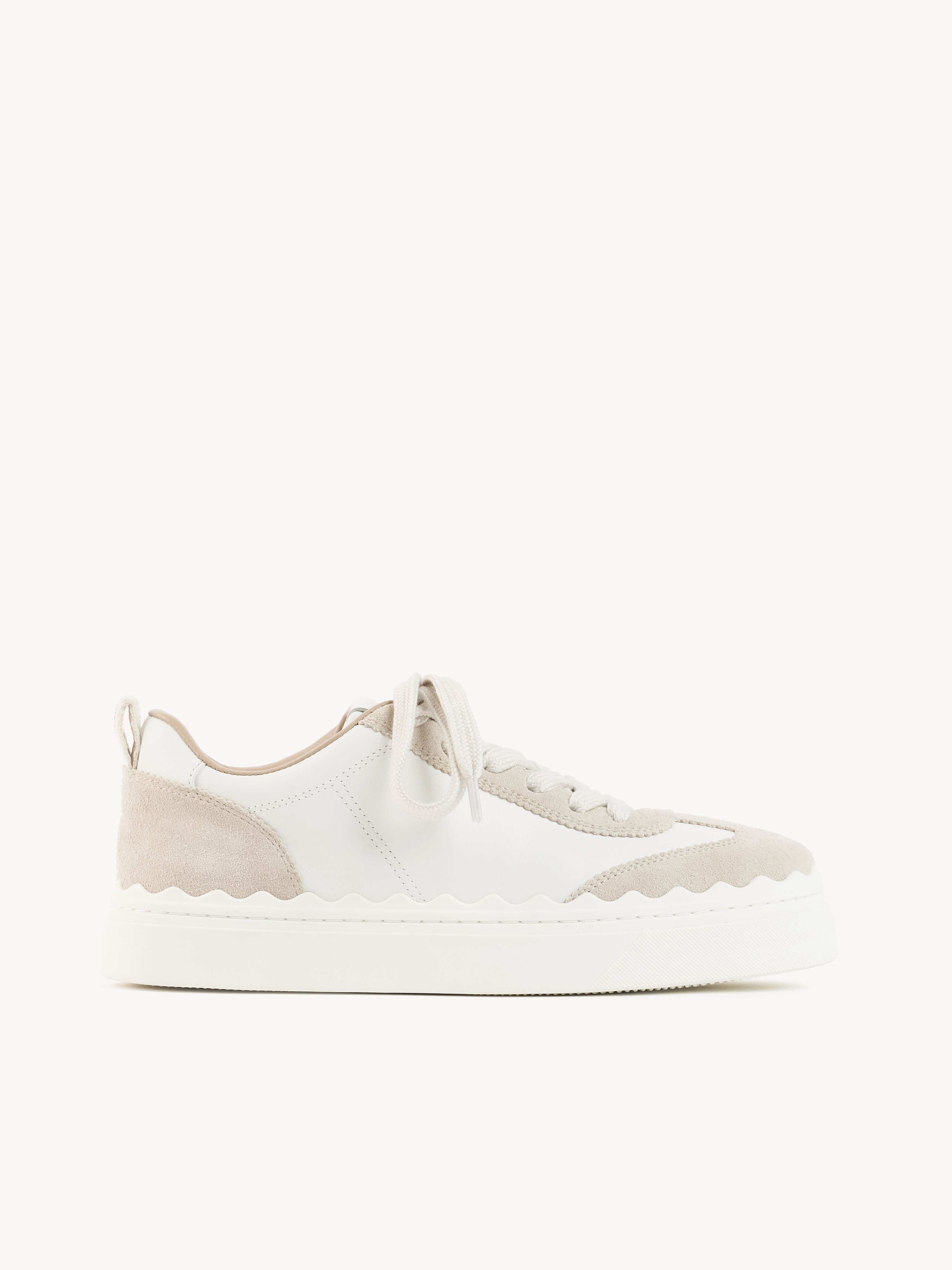 CHLOÉ Lauren sneaker White Size 7 100% Sheepskin | Chloe US