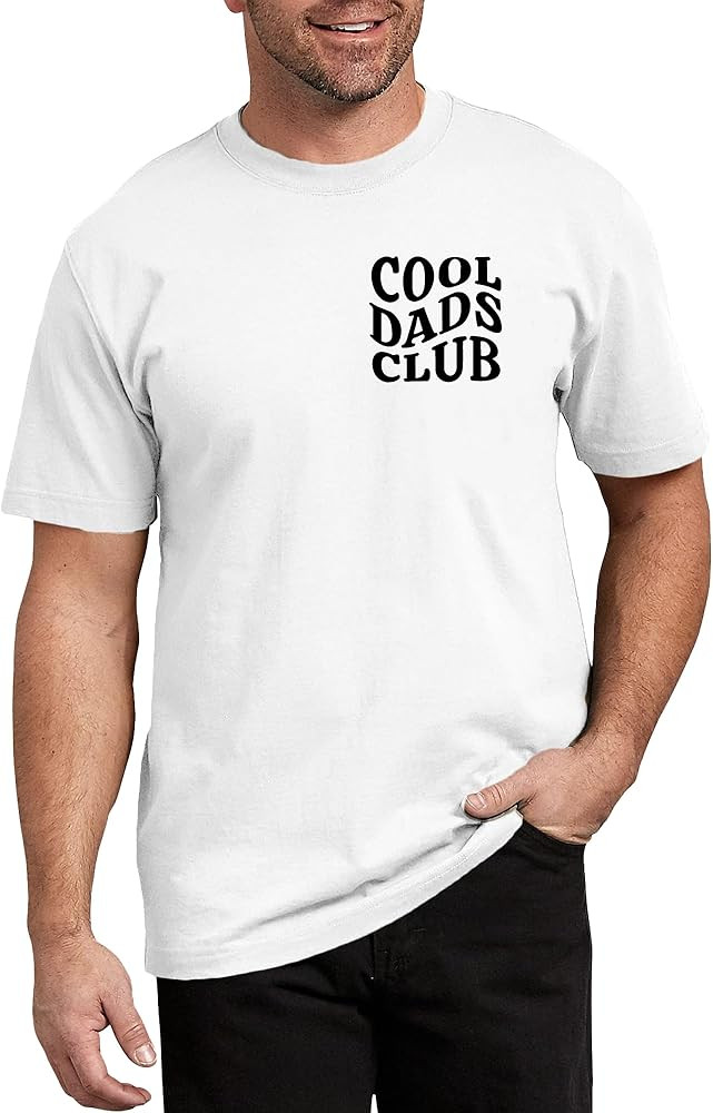 Dad Shirt for Men Cool Daddy Club Tshirt Father’s Day Tees Best PaPa Birthday Gifts Tops Baba L... | Amazon (US)