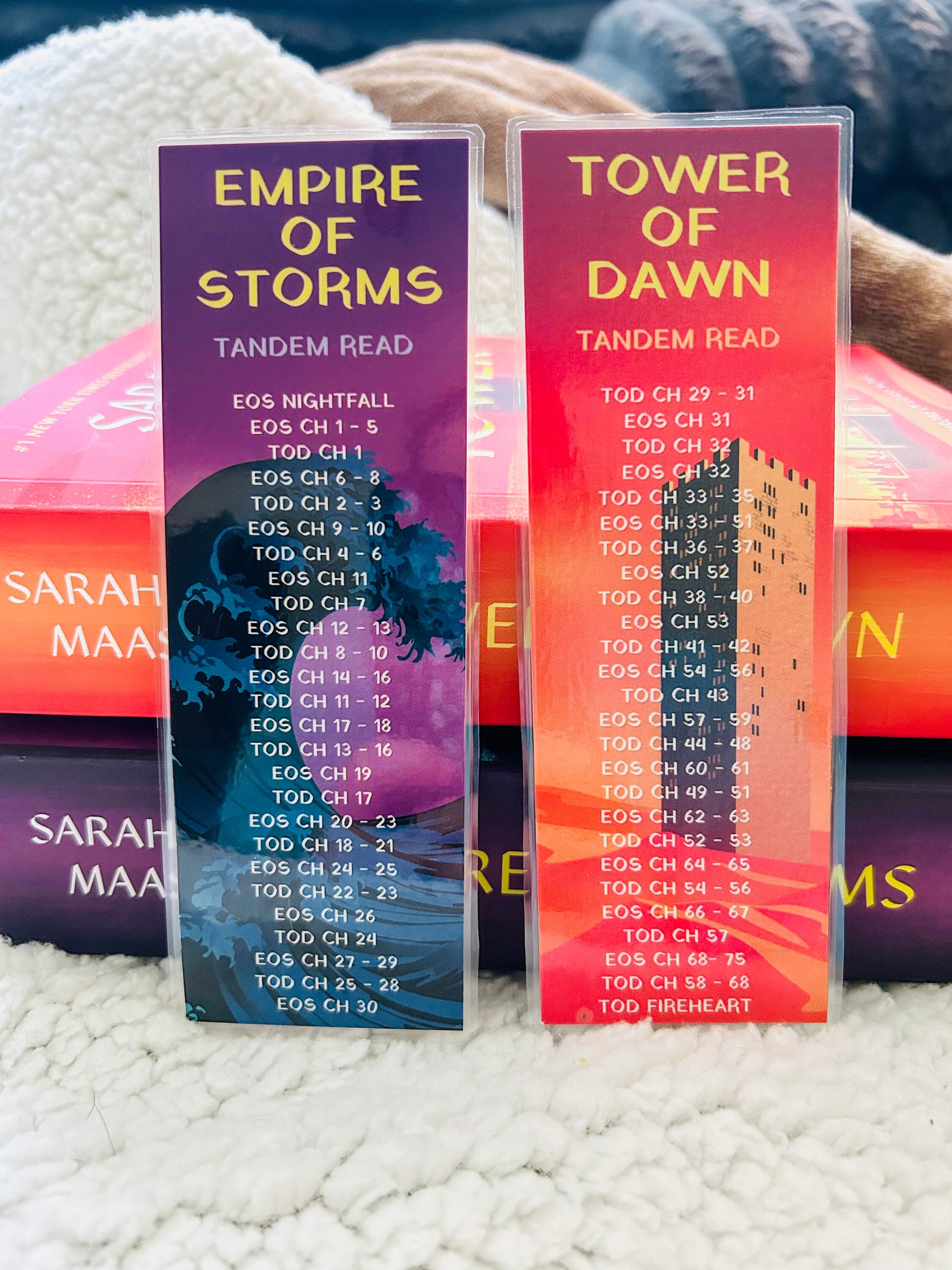 Throne of Glass Tandem Read Bookmark Double Sided TOG Book Mark Tandem Read - Etsy | Etsy (US)