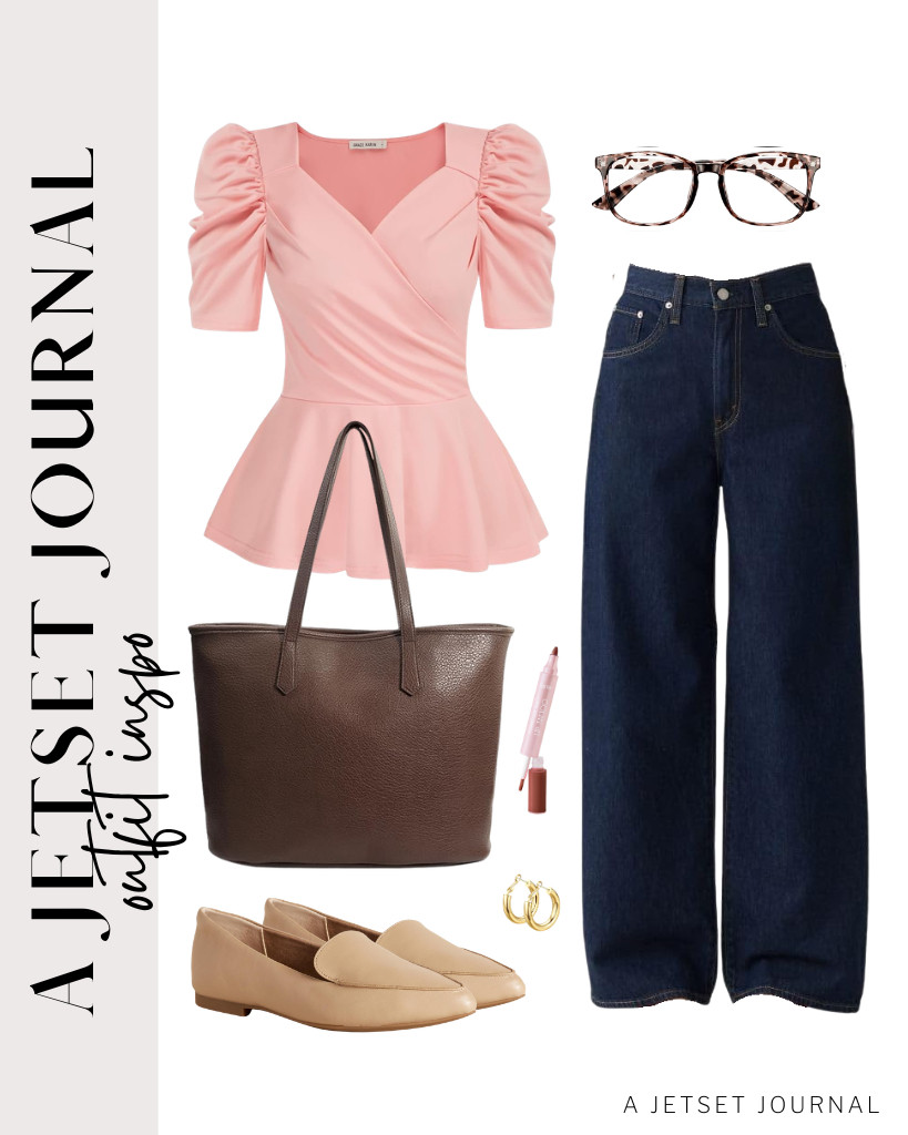 This chic pink GRACE KARIN blouse and Levi’s jeans combination is also perfect! You’ll have a more feminine touch to the look with these Amazon Essentials loafers and a stylish zipper tote bag. Finish the look with tarte Maracuja Juicy Lip Tattoo and gold hoop earrings.

#LTKSeasonal #LTKSaleAlert #LTKTravel
 

 