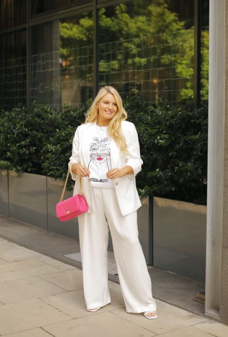 White suit inspo 💖 

#LTKunder100 #LTKworkwear #LTKeurope