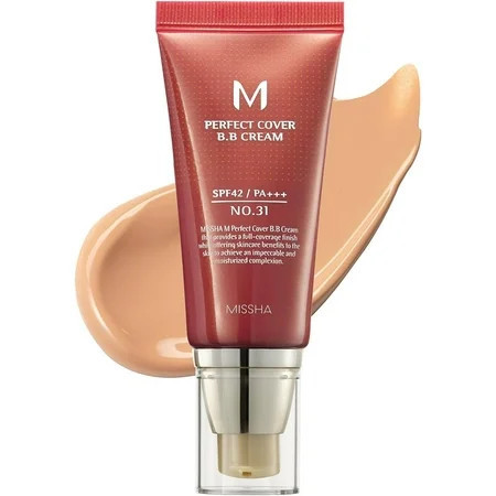 Missha M Perfect Cover B.B Cream SPF 42 PA+++ No. 31 Golden Beige 1.7 fl oz (50 ml) | Walmart (US)