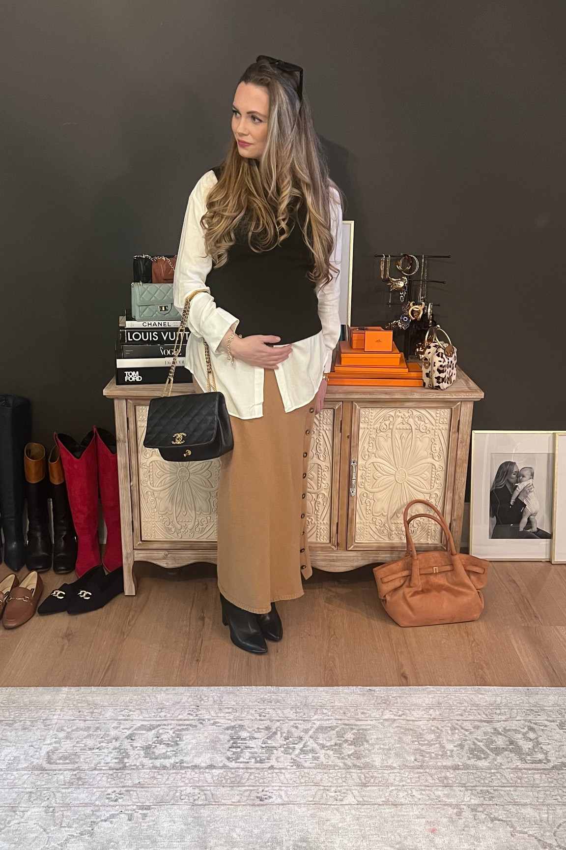 Bump friendly, neutral transitional styling perfect for workwear. Love pairing neutrals like black and cam together for a chic, sophisticated, timeless look  

#LTKWorkwear #LTKBump #LTKStyleTip