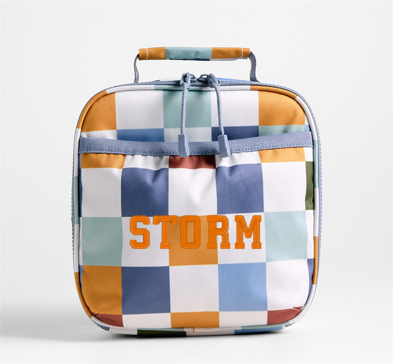 Retro Hopscotch Standard Soft Insulated Kids Lunch Box + Reviews | Crate & Kids | Crate & Barrel