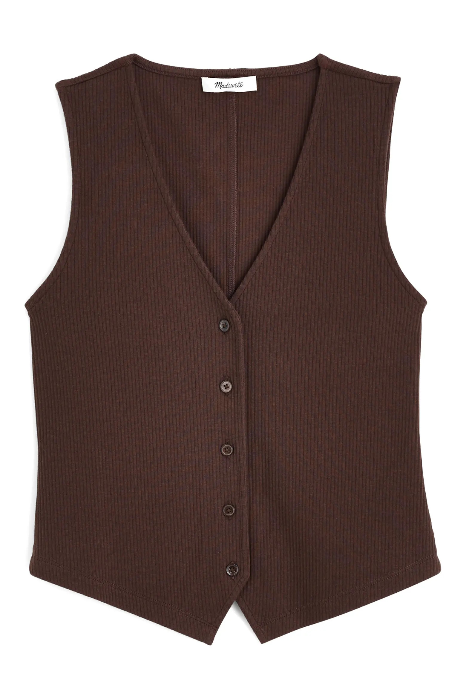 Rib V-Neck Vest (Women) | Nordstrom | Nordstrom