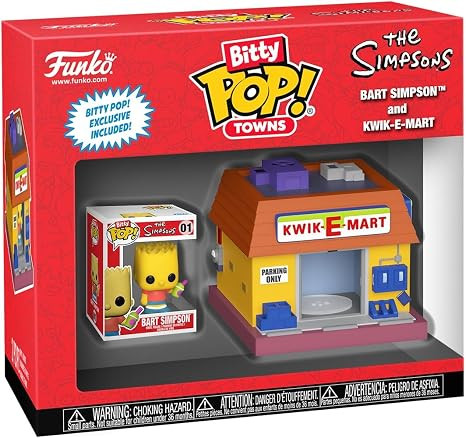 Funko Pop Bitty Town: Simpsons - Bart Simpson and Kwik-E-Mart - The Simpsons - Collectable Vinyl ... | Amazon (US)