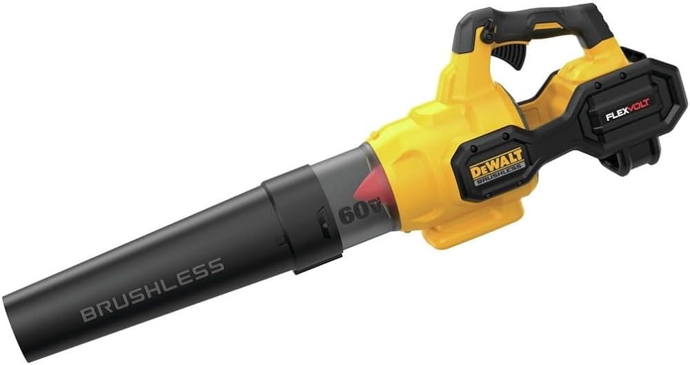 DEWALT 60V MAX* FLEXVOLT Leaf Blower, Cordless, Handheld, 125-MPH, 600-CFM, Tool Only (DCBL772B) | Amazon (US)