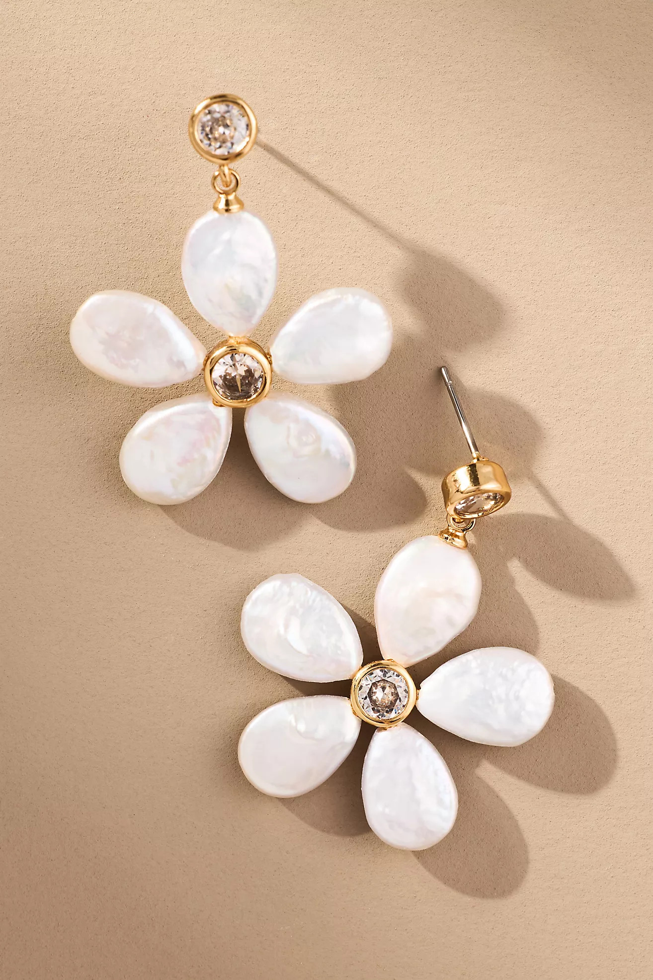 Frasier Sterling Amsterdam Pearl Flower Earrings | Anthropologie (US)