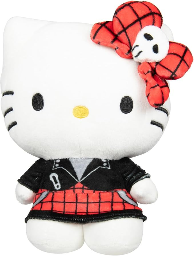 Jazwares Hello Kitty and Friends Series 2, Hello Kitty Red Punks Plush - Officially Licensed Sanr... | Amazon (US)