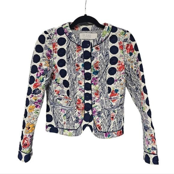 ISANI BY ANTHROPOLOGIE Salta Quilted Floral Jacket - Size 0 | Poshmark