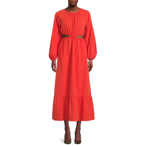 The Get Women's Cutout Maxi Dress - Walmart.com | Walmart (US)