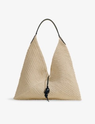 Origami Medium Woven Shoulder Bag | Selfridges