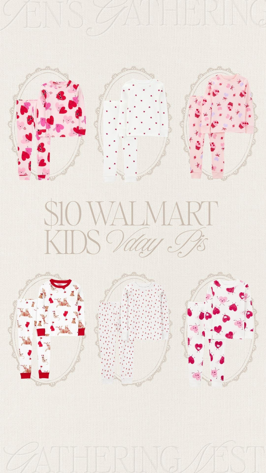 These $9 Valentine’s Day pajamas from Walmart are too good to pass up 🩷 perfect for school parties, movie nights, or cozy Valentine’s Eve at home. Soft, cute, and budget-friendly 

#valentinesdaypjs #kidspajamas #walmartfinds #walmartkids #valentinesdayforkids #budgetfinds #kidsfashion #holidaypjs #lovebasket #vday #hearts #toddlers

#LTKKids #LTKFindsUnder50 #LTKSeasonal