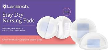 Lansinoh Stay Dry Disposable Nursing Pads, 100 Count | Amazon (US)