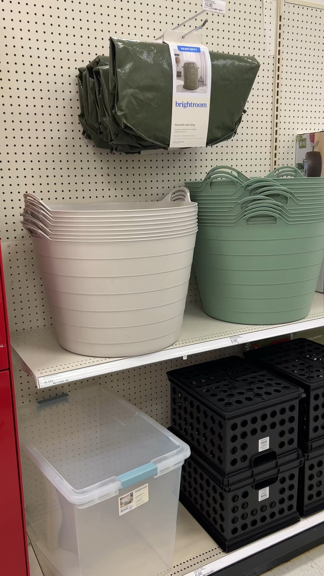 These giant storage tubs are the best kept secret at Target! Just $8! I grabbed three for our playroom. They hold a lot! #targetfind

#LTKHome