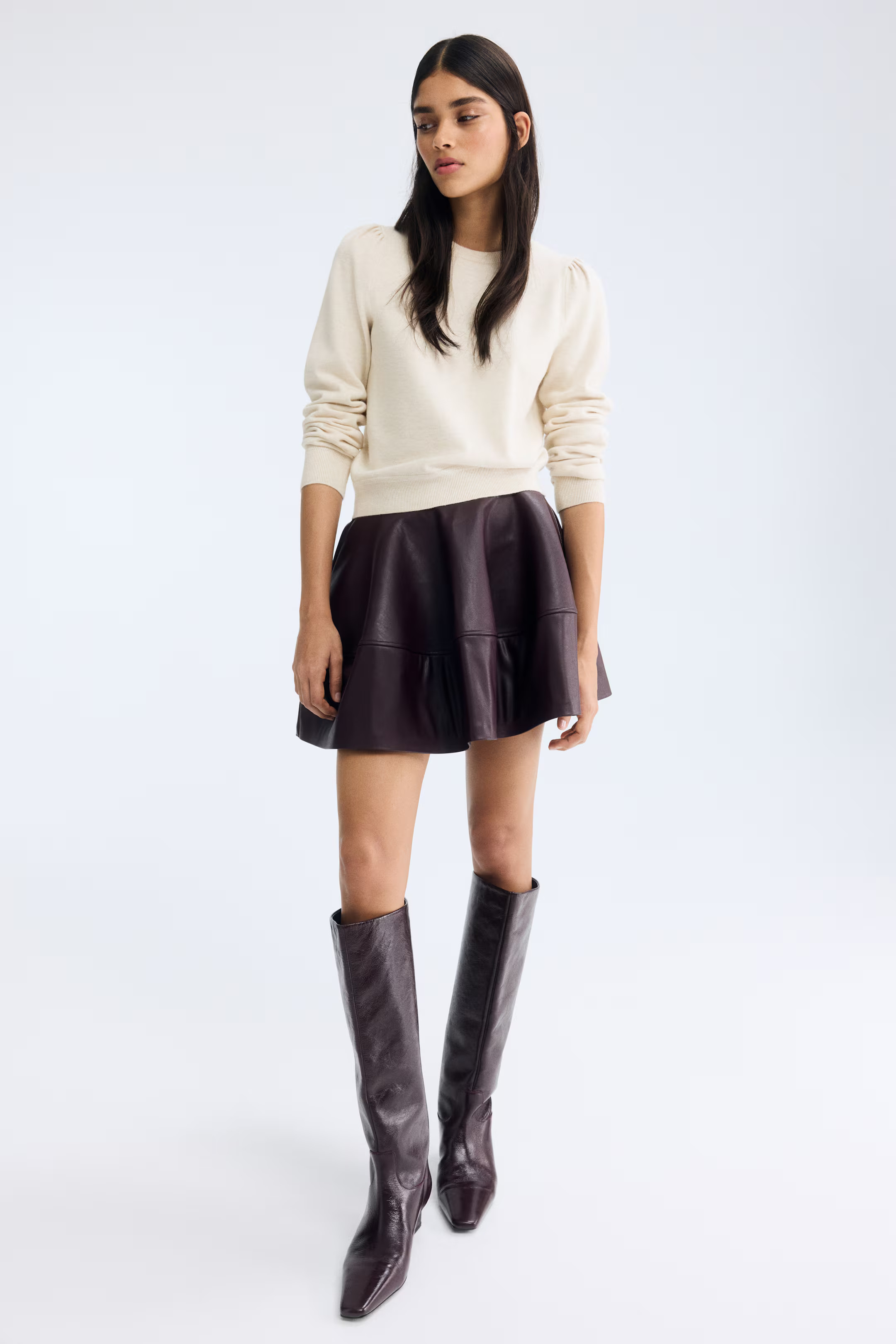 Puff-Sleeved Sweater | H&M (US + CA)