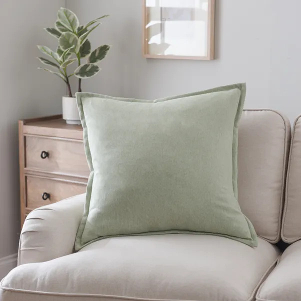 Luna Oxford Edge Square Cushion | Dunelm