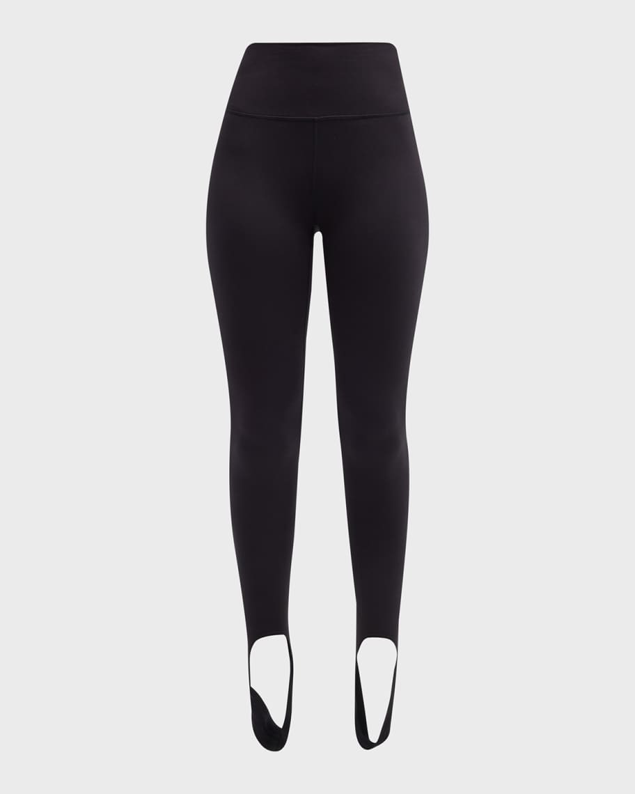 Jet Black TLC Stirrup Leggings | Neiman Marcus