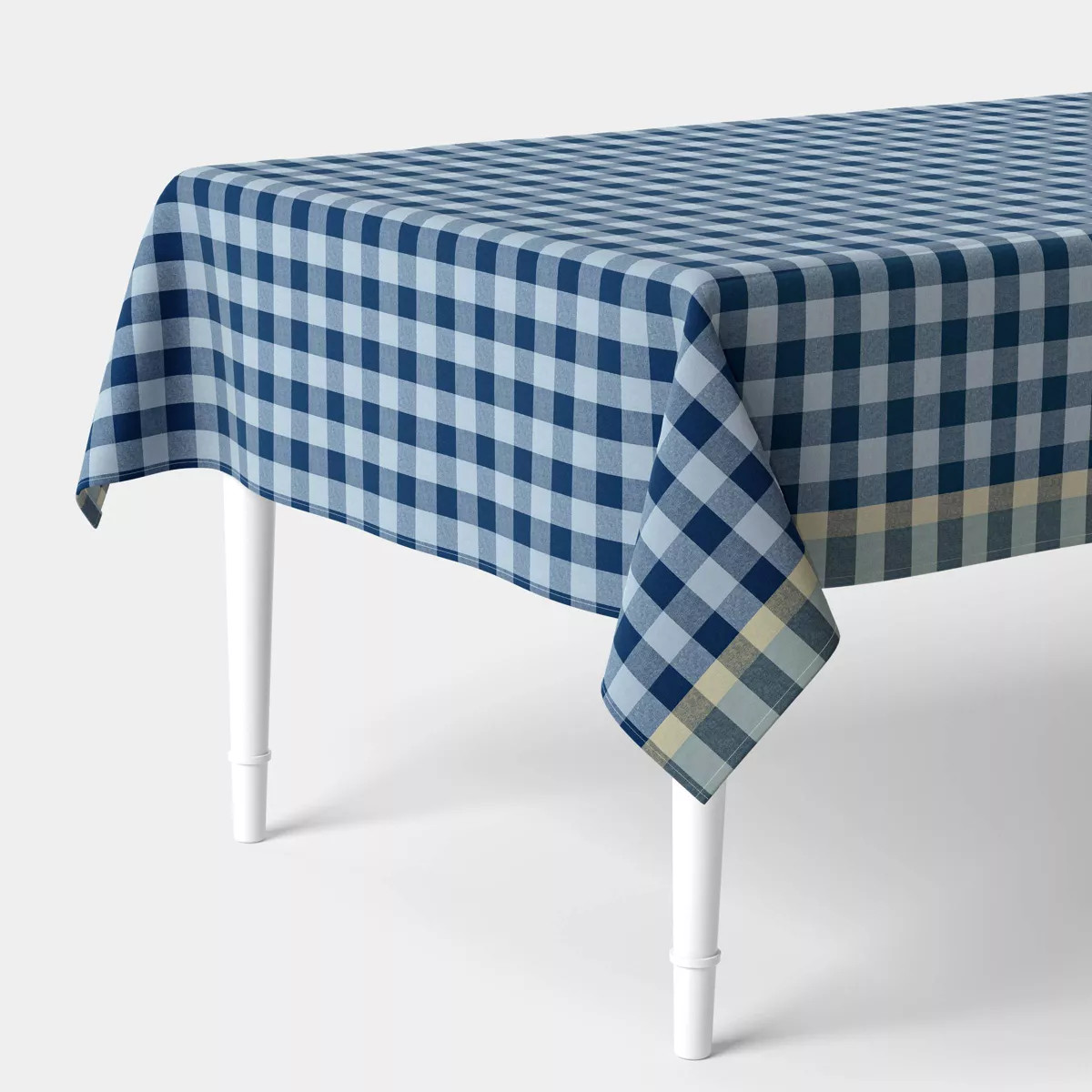 104"x60" Checked Tablecloth Blue - Room Essentials™ | Target