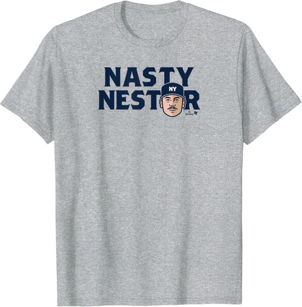 Nestor Cortes - Nasty Nestor - New York Baseball T-Shirt | Amazon (US)