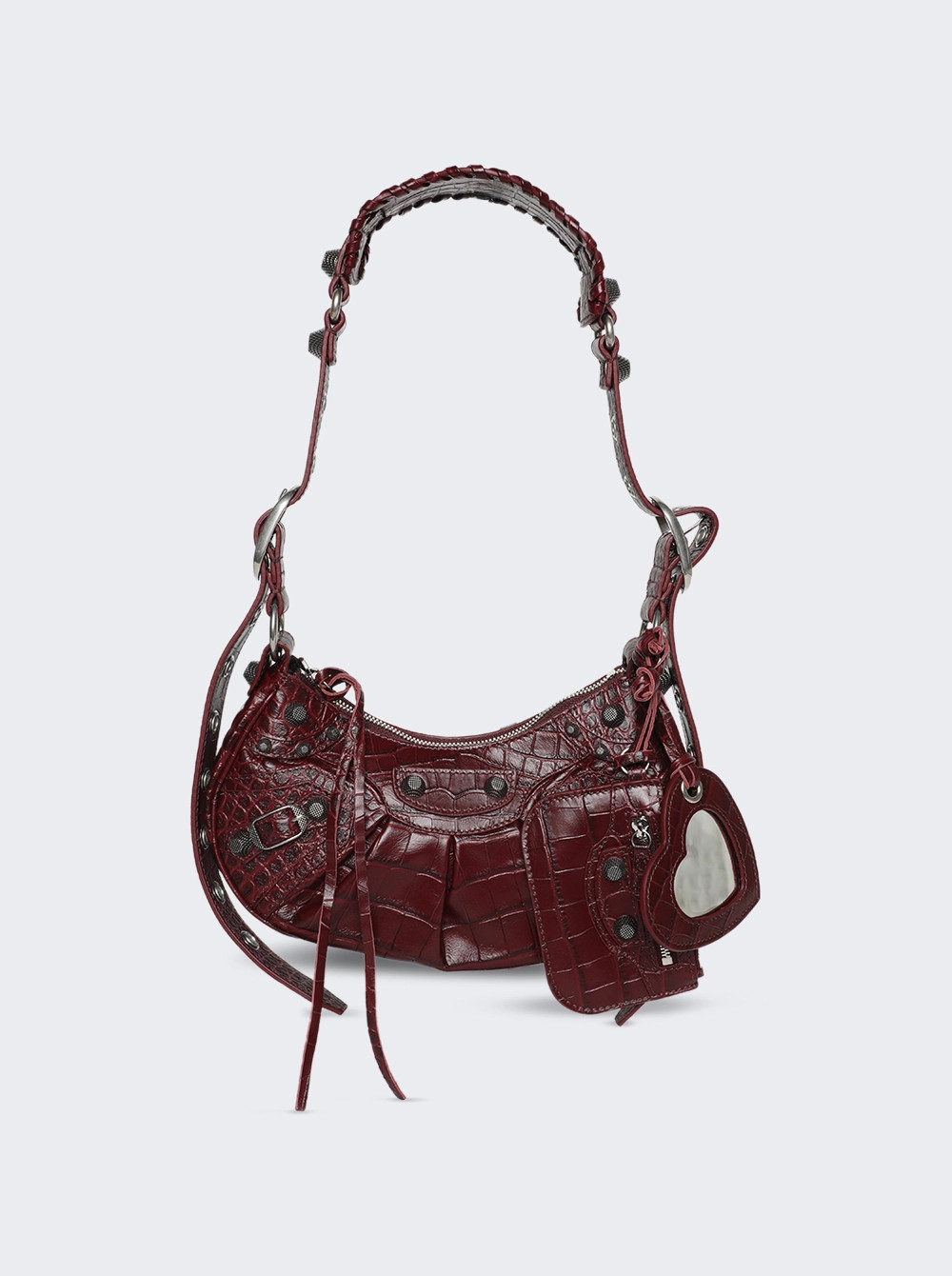Le Cagole Xs Shoulder Bag Dark Red  | The Webster | The Webster