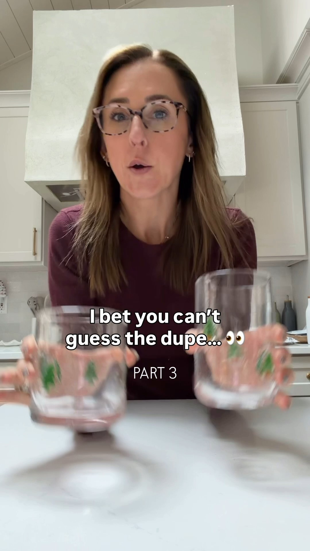 $15 vs $5! Can you tell which Christmas tree glass is which?! The taller one is only $5 from Walmart!! The other is $15 from Crate and Barrel! Both linked here

#LTKHoliday #LTKFindsUnder50 #LTKvlog