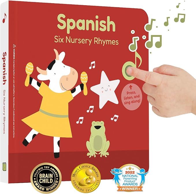 Cali's Books Spanish Nursery Rhymes | Bilingual Baby Books in Spanish with English Translation | ... | Amazon (US)