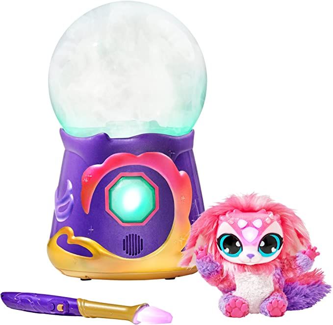 Magic Mixies Magical Misting Crystal Ball with Interactive 8 inch Pink Plush Toy and 80+ Sounds a... | Amazon (US)