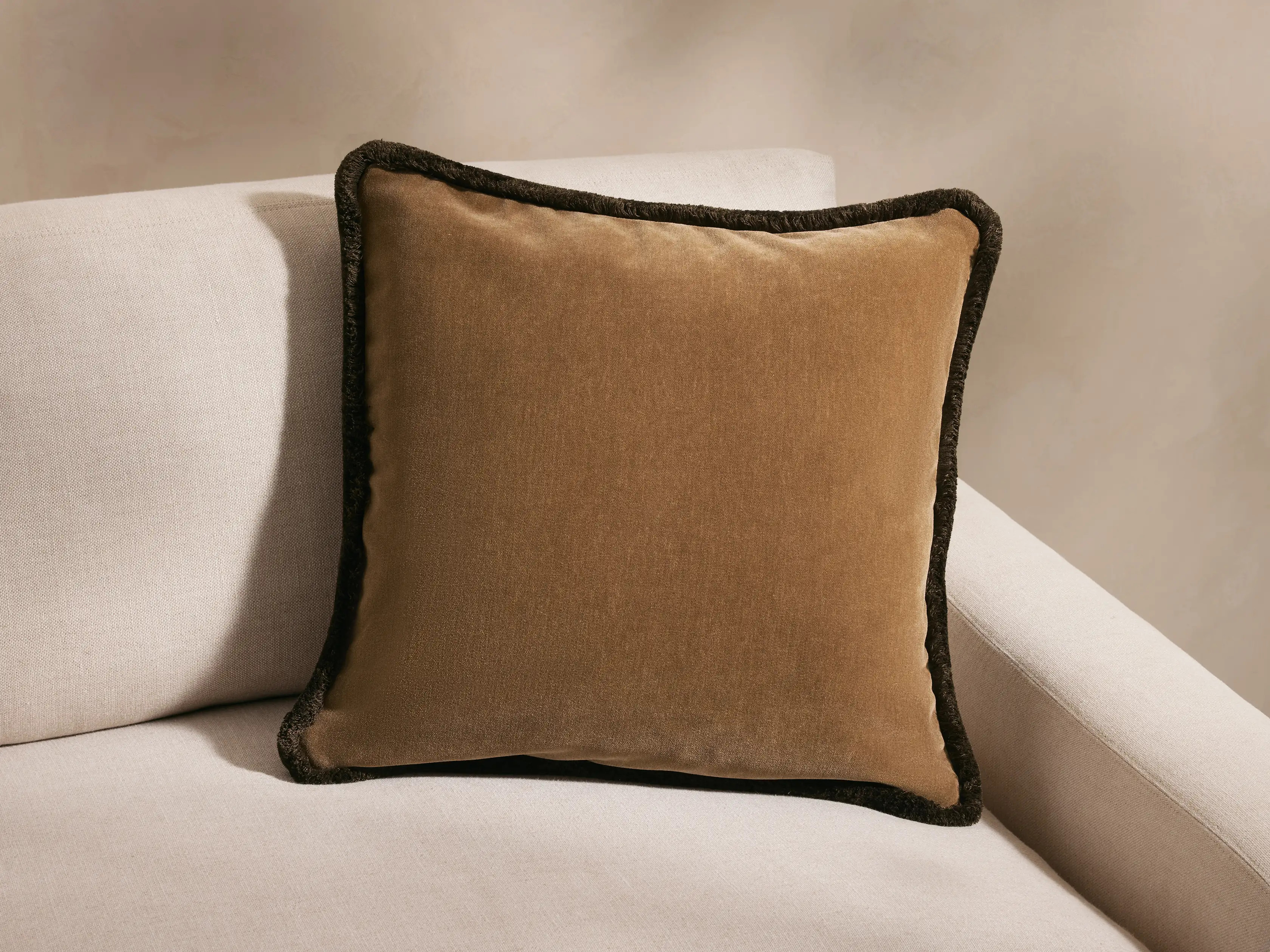 Quincy Fringe Pillow | Arhaus