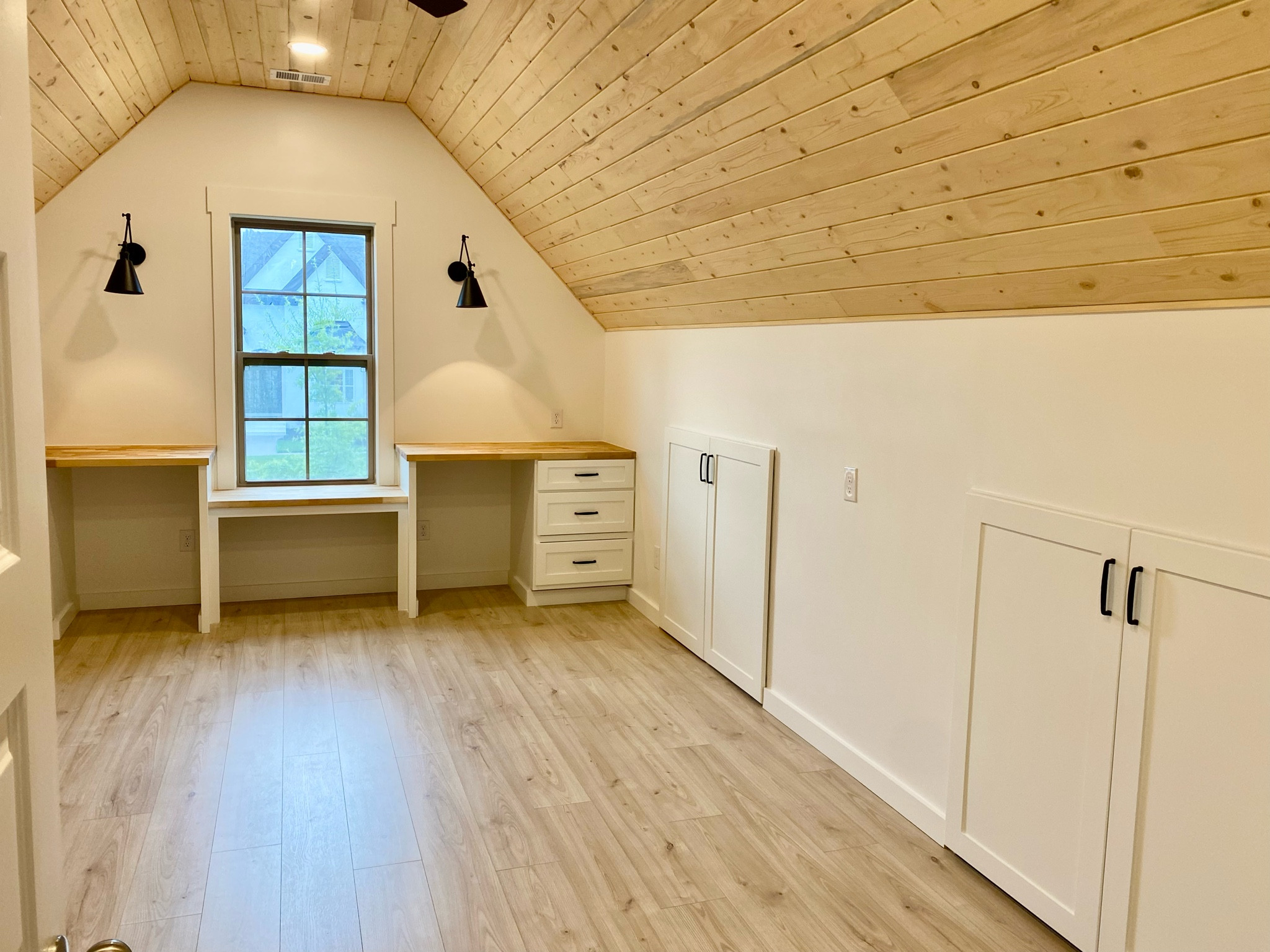 Attic Storage, knee wall cabinets, Amazon pulls, amazon fixtures, homeschooling, homeschool, home
Desk, work from home, home office, TV room 

#LTKxPrimeDay #LTKhome #LTKfamily