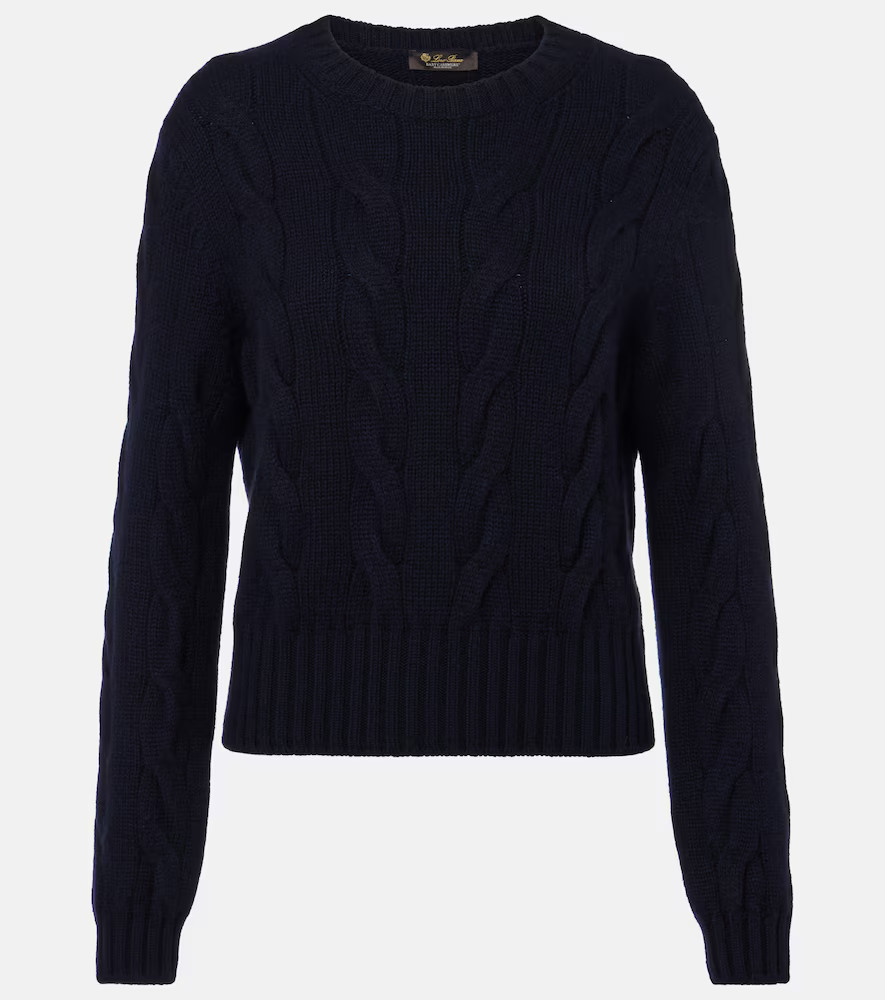 Loro Piana Napier cable-knit cashmere sweater | Mytheresa (US/CA)