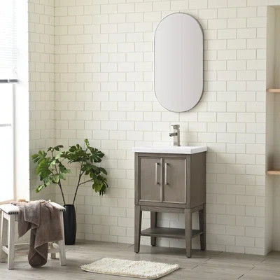 Cheriton 20'' Single Bathroom Vanity with Ceramic Top | Wayfair North America