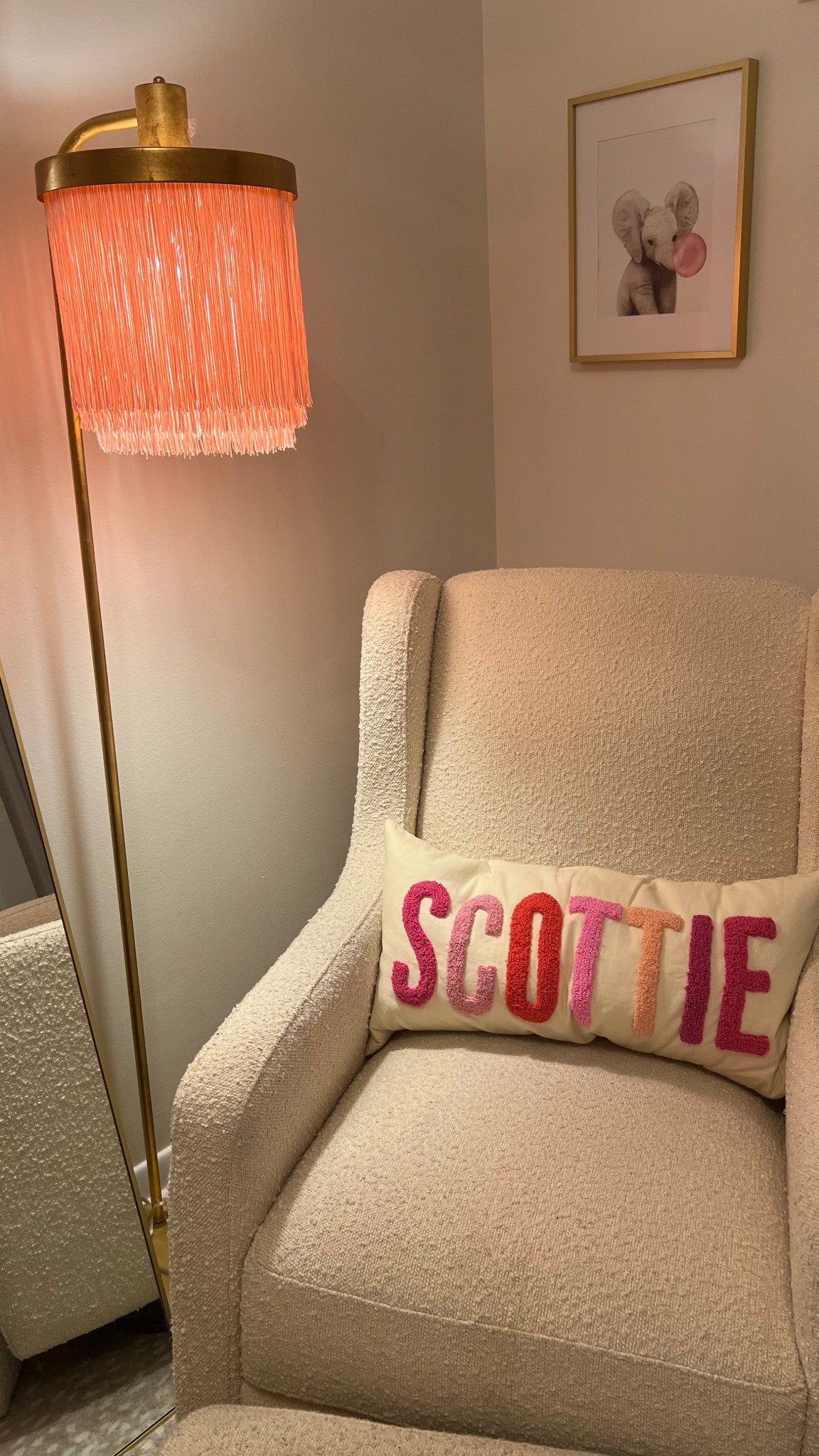 Personalized pillow for nursery glider chair

#LTKBaby #LTKBump #LTKKids