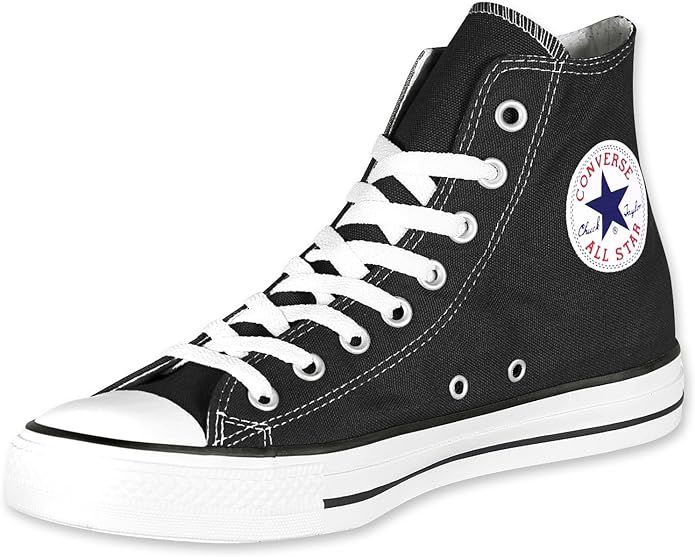Converse Clothing & Apparel Chuck Taylor All Star Canvas High Top Sneaker,Black/White, 7 Women/5 ... | Amazon (US)