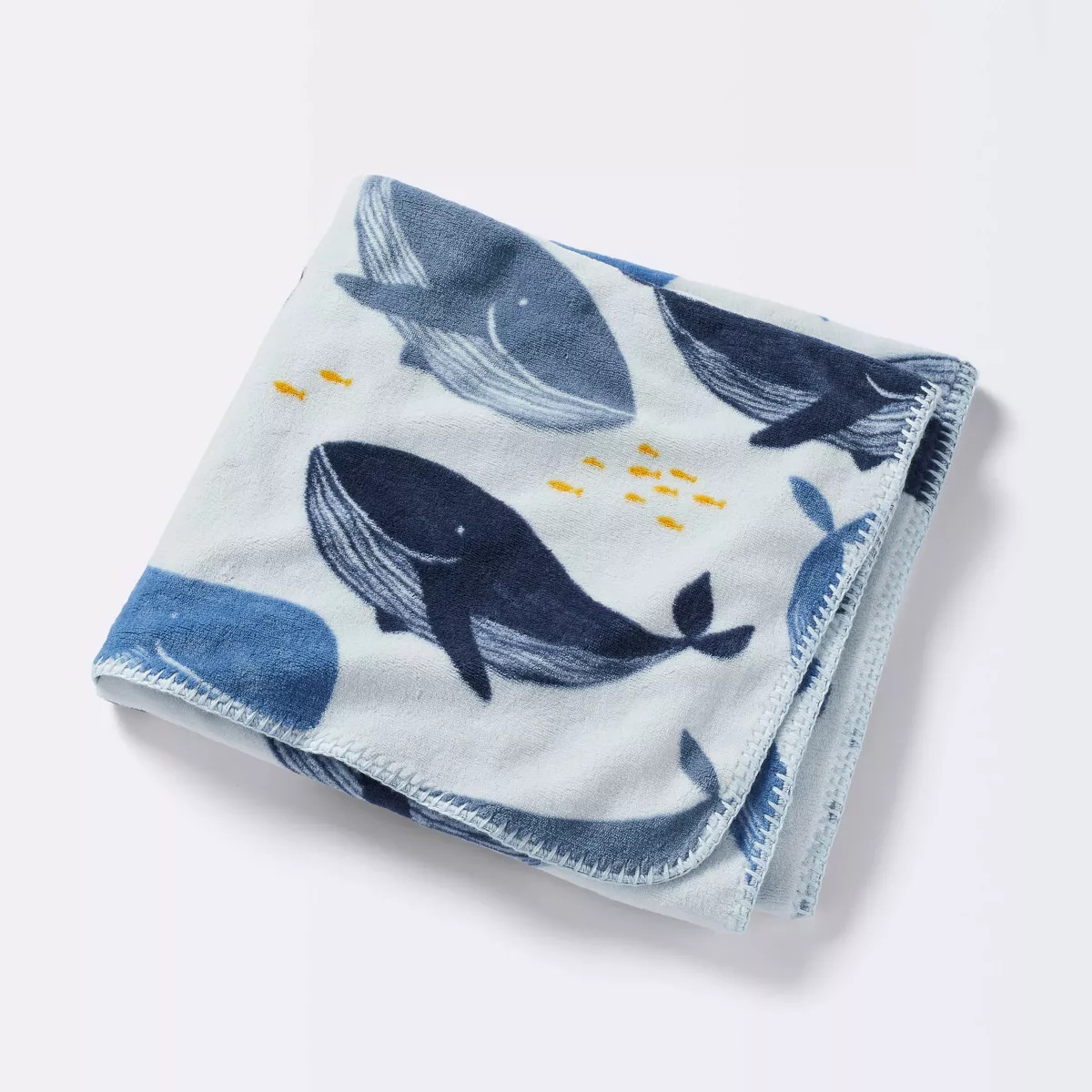 Plush Baby Blanket - Whales - Cloud Island™ | Target