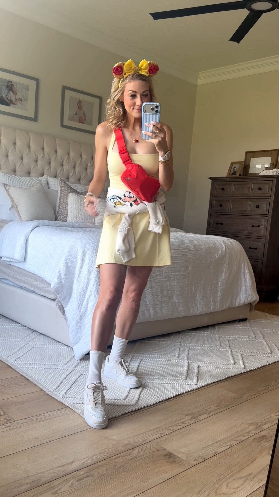 Disney Bounding as Belle! 
🌹 off to Epcot!

#LTKmomlife #LTKgrwm #LTKActive
