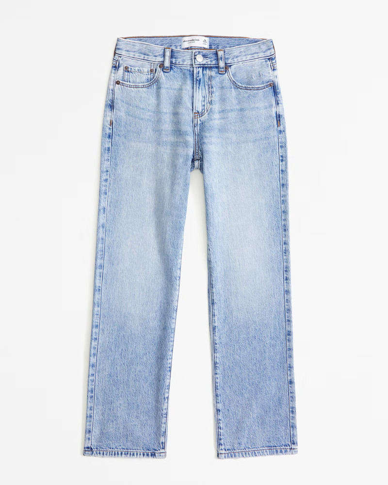 lightweight loose jeans | Abercrombie & Fitch (US)
