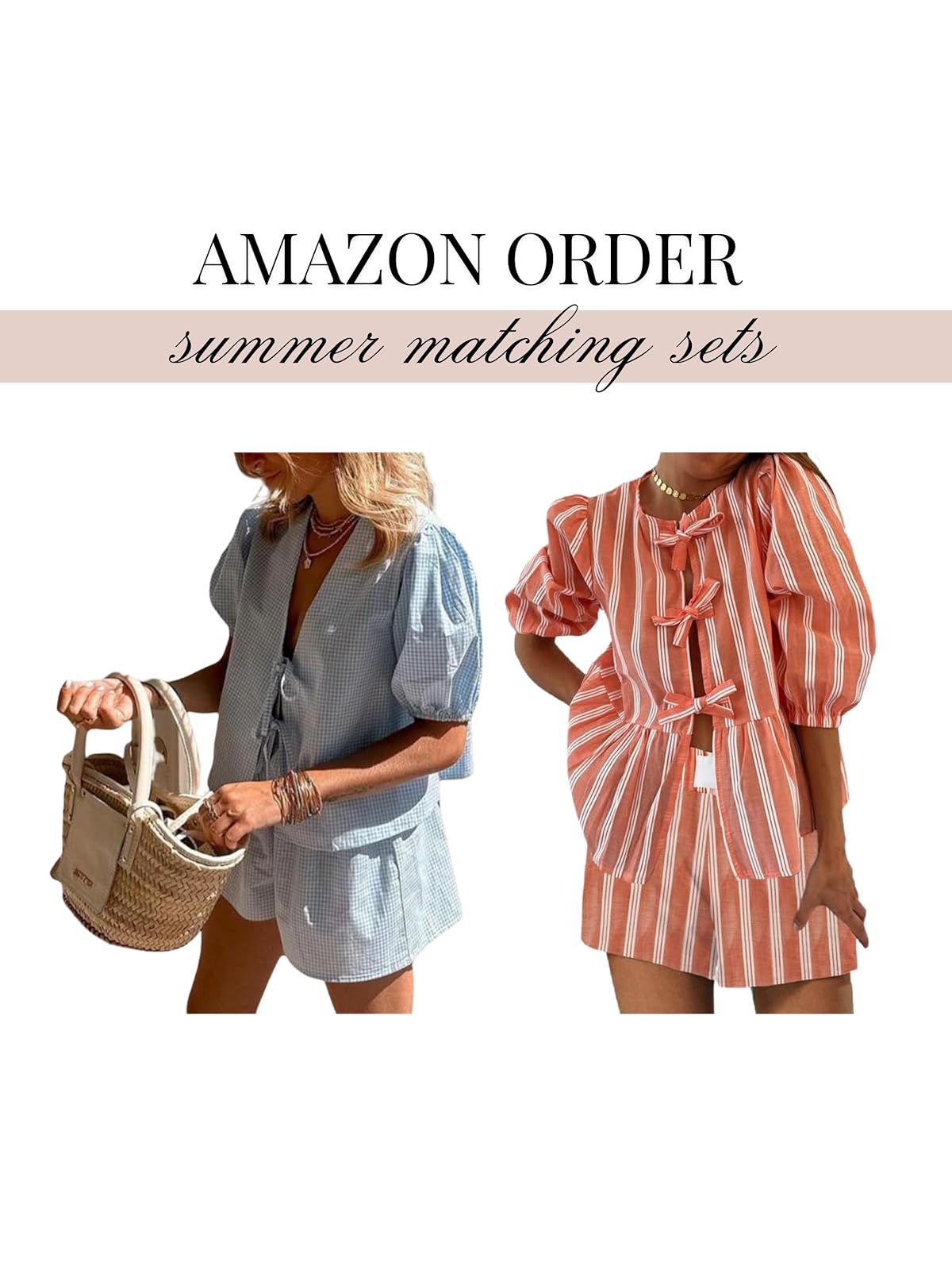 summer matching sets — cute for the 4th of July holiday weekend | Amazon (US)