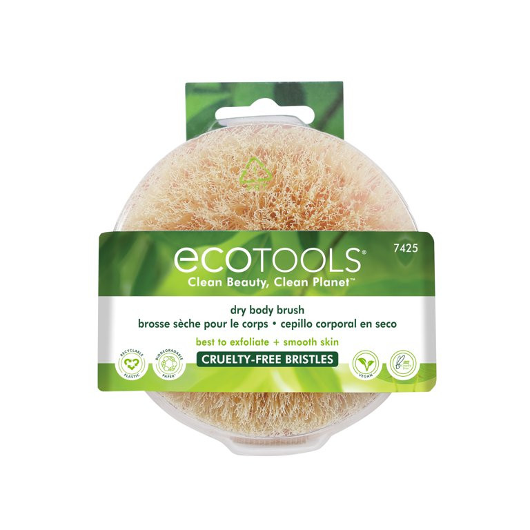 EcoTools Dry Body Brush, for Post Shower & Bath Skincare Routine, Exfoliating, 1 Count | Walmart (US)
